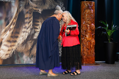 Photo from the TWoA Tainui 2025 Graduations (Ceremony 2 @ 2pm) held at Claudelands Event Centre in Hamilton, Waikato, New Zealand on Tuesday, 29 April, 2025. Photography by Mike Walen / KeyImagery Photography. Copyright: © 2025 Te Wānanga o Aotearoa.