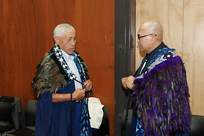 Photo from the TWoA Te Tai Tokerau (Kaitaia) 2025 Graduation held at Te Kura Kaupapa Maori o Pukemiro in Kaitaia, Northland, New Zealand on Monday, 14 April, 2025. Photo by Mike Walen / KeyImagery Photography. Copyright: © 2025 Te Wānanga o Aotearoa.