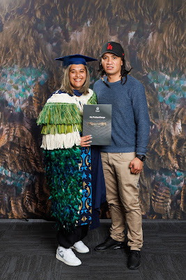 Photo from the TWoA Tainui 2022 Graduations (Mangakotukutuku), held at the Mangakotukutuku Campus, Hamilton, Waikato, New Zealand. Taken: Friday 9 September, 2022. Photo: Mike Walen / KeyImagery Photography. Copyright: © Te Wananga o Aotearoa.