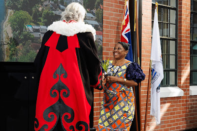 Photo from the HCC NZ Citizenship Ceremony (Morning) held in The Atrium, Wintec/Te Pukenga, Hamilton, Waikato, New Zealand at 10:00am on Monday, 12 February, 2024. Photo: Mike Walen / KeyImagery Photography. Copyright: © Hamilton City Council.