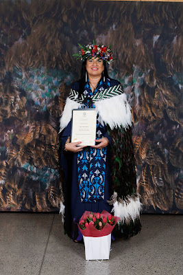 Photo from the TWoA Tāmaki Makaurau 2023 Graduations (Ceremony 5 @ 3pm), held at the Due Drop Events Centre, Manukau, Auckland, New Zealand on Thursday, 8 June, 2023. Photo: Mike Walen / KeyImagery Photography. Copyright: © Te Wānanga o Aotearoa.