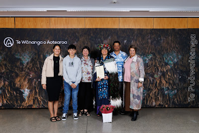 Photo from the TWoA Tāmaki Makaurau 2023 Graduations (Ceremony 5 @ 3pm), held at the Due Drop Events Centre, Manukau, Auckland, New Zealand on Thursday, 8 June, 2023. Photo: Mike Walen / KeyImagery Photography. Copyright: © Te Wānanga o Aotearoa.