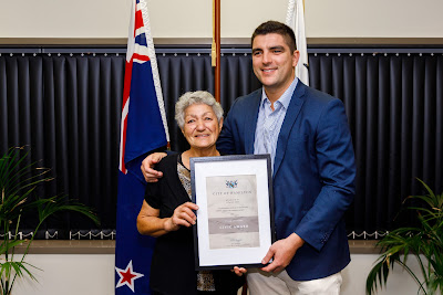 Photo from the 2021 Civic Awards held at Waikato Stadium, Hamilton, New Zealand. Taken: Thursday 8 April 2021.  Photo: Mike Walen / KeyImagery Photography. Copyright: © Hamilton City Council.