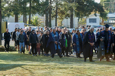 Photo from the TWoA Waiariki 2021 Graduations (Kawarau), held at Rautahi Marae117 Onslow Street, Bay of Plenty, New Zealand. Taken: Friday 21 May 2021. Photo: Alick Saunders for KeyImagery Photography. Copyright: © Te Wananga o Aotearoa.