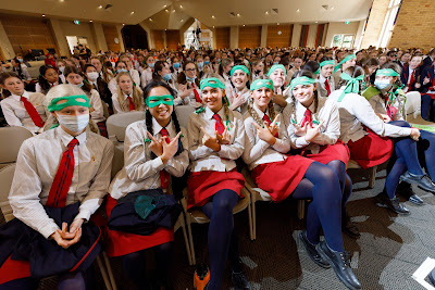 Photo from Waikato Diocesan House Singing 2022, held at Waikato Diocesan, Hamilton, New Zealand on Friday, 2 July, 2022. Photo: Mike Walen / KeyImagery Photography. Copyright: © Waikato Diocesan School for Girls.