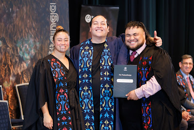Photo from the TWoA Tāmaki Makaurau 2023 Graduations (Ceremony 6 @ 8pm), held at the Due Drop Events Centre, Manukau, Auckland, New Zealand on Thursday, 8 June, 2023. Photo: Mike Walen / KeyImagery Photography. Copyright: © Te Wānanga o Aotearoa.