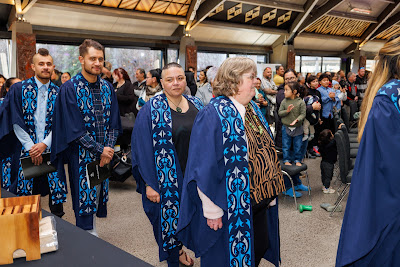 Photo from the TWoA Waiariki 2023 Graduations (Waiwhero), held at Te Puia, Rotorua, Bay of Plenty, New Zealand on Friday, 12 May, 2023. Photo: Mike Walen / KeyImagery Photography. Copyright: © Te Wānanga o Aotearoa.