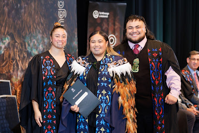 Photo from the TWoA Tāmaki Makaurau 2023 Graduations (Ceremony 6 @ 8pm), held at the Due Drop Events Centre, Manukau, Auckland, New Zealand on Thursday, 8 June, 2023. Photo: Mike Walen / KeyImagery Photography. Copyright: © Te Wānanga o Aotearoa.