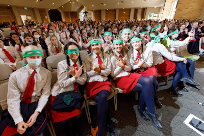 Photo from Waikato Diocesan House Singing 2022, held at Waikato Diocesan, Hamilton, New Zealand on Friday, 2 July, 2022. Photo: Mike Walen / KeyImagery Photography. Copyright: © Waikato Diocesan School for Girls.