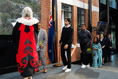 Photo from the HCC NZ Citizenship Ceremony (Morning) held in The Atrium, Wintec/Te Pukenga, Hamilton, Waikato, New Zealand at 10:00am on Monday, 12 February, 2024. Photo: Mike Walen / KeyImagery Photography. Copyright: © Hamilton City Council.