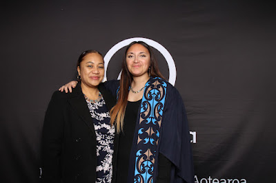 Photo from the TWoA Tāmaki Makaurau 2023 Graduations (Ceremony 6 @ 8pm), held at the Due Drop Events Centre, Manukau, Auckland, New Zealand on Thursday, 8 June, 2023. Photo: InstaBooth by KeyImagery Photography. Copyright: © Te Wānanga o Aotearoa.