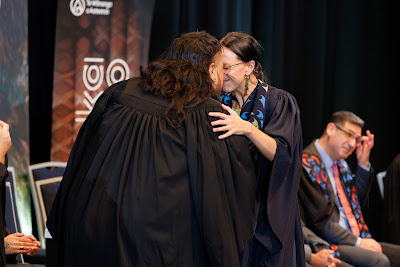 Photo from the TWoA Tāmaki Makaurau 2023 Graduations (Ceremony 6 @ 8pm), held at the Due Drop Events Centre, Manukau, Auckland, New Zealand on Thursday, 8 June, 2023. Photo: Mike Walen / KeyImagery Photography. Copyright: © Te Wānanga o Aotearoa.