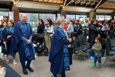 Photo from the TWoA Waiariki 2023 Graduations (Waiwhero), held at Te Puia, Rotorua, Bay of Plenty, New Zealand on Friday, 12 May, 2023. Photo: Mike Walen / KeyImagery Photography. Copyright: © Te Wānanga o Aotearoa.