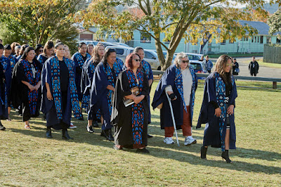 Photo from the TWoA Waiariki 2021 Graduations (Kawarau), held at Rautahi Marae117 Onslow Street, Bay of Plenty, New Zealand. Taken: Friday 21 May 2021. Photo: Alick Saunders for KeyImagery Photography. Copyright: © Te Wananga o Aotearoa.