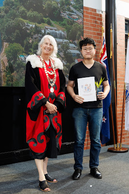 Photo from the HCC NZ Citizenship Ceremony (Morning) held in The Atrium, Wintec/Te Pukenga, Hamilton, Waikato, New Zealand at 10:00am on Monday, 12 February, 2024. Photo: Mike Walen / KeyImagery Photography. Copyright: © Hamilton City Council.