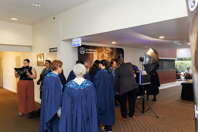Photo from the TWoA Waiariki 2025 Graduations (Waiwhero) held at the Distinction Hotel, Rotorua, Bay of Plenty, New Zealand on Friday, 9 May, 2025. Photography by Mike Walen / KeyImagery Photography. Copyright: © 2025 Te Wānanga o Aotearoa.