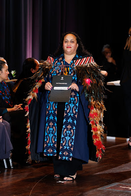 Photo from the TWoA Tāmaki Makaurau 2023 Graduations (Ceremony 1 @ 10am), held at the Due Drop Events Centre, Manukau, Auckland, New Zealand on Wednesday, 7 June, 2023. Photo: Mike Walen / KeyImagery Photography. Copyright: © Te Wānanga o Aotearoa.