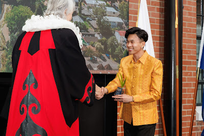 Photo from the HCC NZ Citizenship Ceremony 2 (Afternoon) held at The Atrium, Wintec/Te Pukenga, Hamilton, Waikato, New Zealand at 3:30pm on Monday, 11 March, 2024. Photo: Mike Walen / KeyImagery Photography. Copyright: © Hamilton City Council.