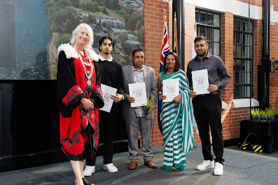 Photo from the HCC NZ Citizenship Ceremony (Morning) held in The Atrium, Wintec/Te Pukenga, Hamilton, Waikato, New Zealand at 10:00am on Monday, 12 February, 2024. Photo: Mike Walen / KeyImagery Photography. Copyright: © Hamilton City Council.