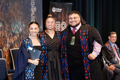 Photo from the TWoA Tāmaki Makaurau 2023 Graduations (Ceremony 6 @ 8pm), held at the Due Drop Events Centre, Manukau, Auckland, New Zealand on Thursday, 8 June, 2023. Photo: Mike Walen / KeyImagery Photography. Copyright: © Te Wānanga o Aotearoa.