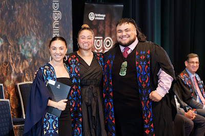 Photo from the TWoA Tāmaki Makaurau 2023 Graduations (Ceremony 6 @ 8pm), held at the Due Drop Events Centre, Manukau, Auckland, New Zealand on Thursday, 8 June, 2023. Photo: Mike Walen / KeyImagery Photography. Copyright: © Te Wānanga o Aotearoa.