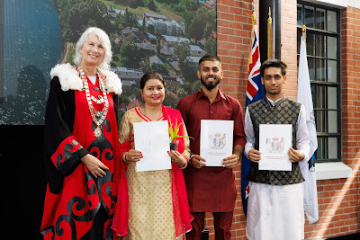 Photo from the HCC NZ Citizenship Ceremony (Morning) held in The Atrium, Wintec/Te Pukenga, Hamilton, Waikato, New Zealand at 10:00am on Monday, 12 February, 2024. Photo: Mike Walen / KeyImagery Photography. Copyright: © Hamilton City Council.