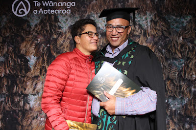 Booth photo from the TWoA Tainui 2021 Graduations (Friday - Ceremony 3),  held at Elim Church, Te Rapa, Hamilton, New Zealand. Taken: Friday 23 April 2021. Photo: InstaBooth / KeyImagery Photography. Copyright: © Te Wānanga o Aotearoa.