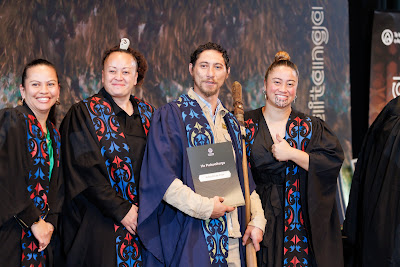 Photo from the TWoA Tāmaki Makaurau 2023 Graduations (Ceremony 6 @ 8pm), held at the Due Drop Events Centre, Manukau, Auckland, New Zealand on Thursday, 8 June, 2023. Photo: Mike Walen / KeyImagery Photography. Copyright: © Te Wānanga o Aotearoa.