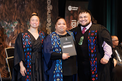 Photo from the TWoA Tāmaki Makaurau 2023 Graduations (Ceremony 6 @ 8pm), held at the Due Drop Events Centre, Manukau, Auckland, New Zealand on Thursday, 8 June, 2023. Photo: Mike Walen / KeyImagery Photography. Copyright: © Te Wānanga o Aotearoa.