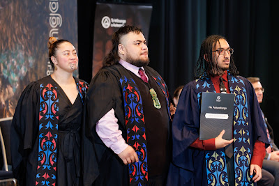 Photo from the TWoA Tāmaki Makaurau 2023 Graduations (Ceremony 6 @ 8pm), held at the Due Drop Events Centre, Manukau, Auckland, New Zealand on Thursday, 8 June, 2023. Photo: Mike Walen / KeyImagery Photography. Copyright: © Te Wānanga o Aotearoa.