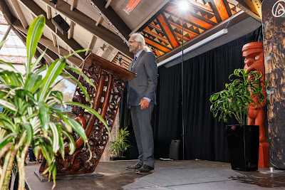 Photo from the TWoA Waiariki 2023 Graduations (Waiwhero), held at Te Puia, Rotorua, Bay of Plenty, New Zealand on Friday, 12 May, 2023. Photo: Mike Walen / KeyImagery Photography. Copyright: © Te Wānanga o Aotearoa.