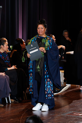 Photo from the TWoA Tāmaki Makaurau 2023 Graduations (Ceremony 1 @ 10am), held at the Due Drop Events Centre, Manukau, Auckland, New Zealand on Wednesday, 7 June, 2023. Photo: Mike Walen / KeyImagery Photography. Copyright: © Te Wānanga o Aotearoa.