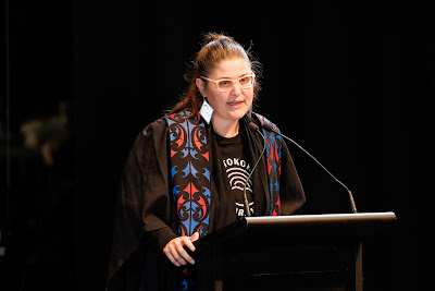 Photo from the TWoA Tāmaki Makaurau 2023 Graduations (Ceremony 5 @ 3pm), held at the Due Drop Events Centre, Manukau, Auckland, New Zealand on Thursday, 8 June, 2023. Photo: Mike Walen / KeyImagery Photography. Copyright: © Te Wānanga o Aotearoa.