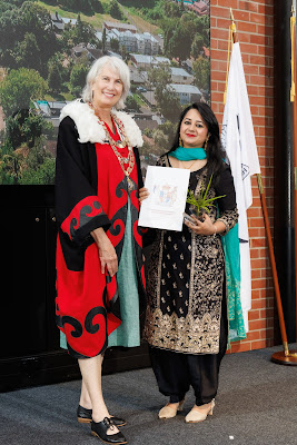 Photo from the HCC NZ Citizenship Ceremony 2 (Afternoon) held at The Atrium, Wintec/Te Pukenga, Hamilton, Waikato, New Zealand at 3:30pm on Monday, 11 March, 2024. Photo: Mike Walen / KeyImagery Photography. Copyright: © Hamilton City Council.