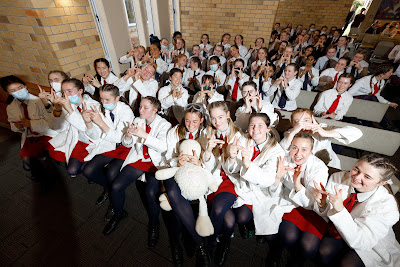 Photo from Waikato Diocesan House Singing 2022, held at Waikato Diocesan, Hamilton, New Zealand on Friday, 2 July, 2022. Photo: Mike Walen / KeyImagery Photography. Copyright: © Waikato Diocesan School for Girls.