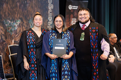 Photo from the TWoA Tāmaki Makaurau 2023 Graduations (Ceremony 6 @ 8pm), held at the Due Drop Events Centre, Manukau, Auckland, New Zealand on Thursday, 8 June, 2023. Photo: Mike Walen / KeyImagery Photography. Copyright: © Te Wānanga o Aotearoa.