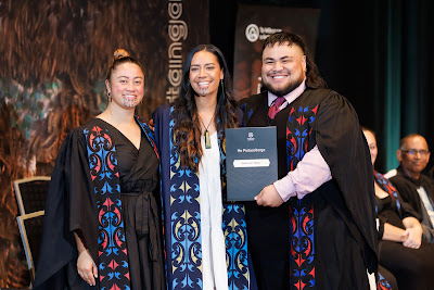 Photo from the TWoA Tāmaki Makaurau 2023 Graduations (Ceremony 6 @ 8pm), held at the Due Drop Events Centre, Manukau, Auckland, New Zealand on Thursday, 8 June, 2023. Photo: Mike Walen / KeyImagery Photography. Copyright: © Te Wānanga o Aotearoa.
