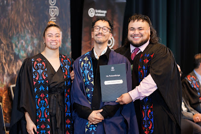 Photo from the TWoA Tāmaki Makaurau 2023 Graduations (Ceremony 6 @ 8pm), held at the Due Drop Events Centre, Manukau, Auckland, New Zealand on Thursday, 8 June, 2023. Photo: Mike Walen / KeyImagery Photography. Copyright: © Te Wānanga o Aotearoa.