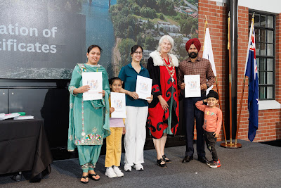 Photo from the HCC NZ Citizenship Ceremony 2 (Afternoon) held at The Atrium, Wintec/Te Pukenga, Hamilton, Waikato, New Zealand at 3:30pm on Monday, 11 March, 2024. Photo: Mike Walen / KeyImagery Photography. Copyright: © Hamilton City Council.