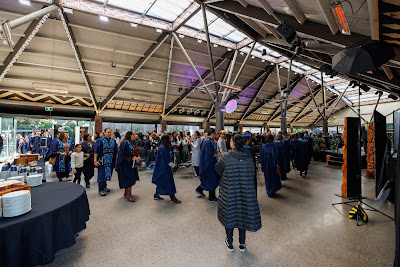 Photo from the TWoA Waiariki 2023 Graduations (Waiwhero), held at Te Puia, Rotorua, Bay of Plenty, New Zealand on Friday, 12 May, 2023. Photo: Mike Walen / KeyImagery Photography. Copyright: © Te Wānanga o Aotearoa.
