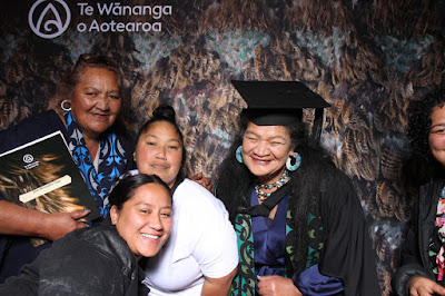 Booth photo from the TWoA Tainui 2021 Graduations (Friday - Ceremony 3),  held at Elim Church, Te Rapa, Hamilton, New Zealand. Taken: Friday 23 April 2021. Photo: InstaBooth / KeyImagery Photography. Copyright: © Te Wānanga o Aotearoa.
