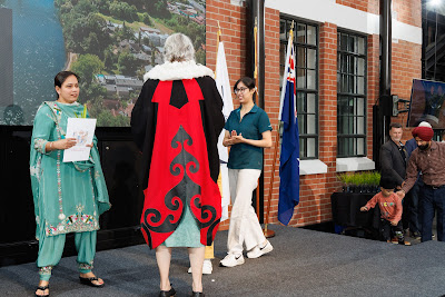 Photo from the HCC NZ Citizenship Ceremony 2 (Afternoon) held at The Atrium, Wintec/Te Pukenga, Hamilton, Waikato, New Zealand at 3:30pm on Monday, 11 March, 2024. Photo: Mike Walen / KeyImagery Photography. Copyright: © Hamilton City Council.
