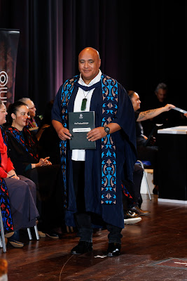 Photo from the TWoA Tāmaki Makaurau 2023 Graduations (Ceremony 1 @ 10am), held at the Due Drop Events Centre, Manukau, Auckland, New Zealand on Wednesday, 7 June, 2023. Photo: Mike Walen / KeyImagery Photography. Copyright: © Te Wānanga o Aotearoa.