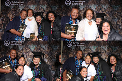 Booth photo from the TWoA Tainui 2021 Graduations (Friday - Ceremony 3),  held at Elim Church, Te Rapa, Hamilton, New Zealand. Taken: Friday 23 April 2021. Photo: InstaBooth / KeyImagery Photography. Copyright: © Te Wānanga o Aotearoa.