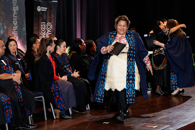 Photo from the TWoA Tāmaki Makaurau 2023 Graduations (Ceremony 1 @ 10am), held at the Due Drop Events Centre, Manukau, Auckland, New Zealand on Wednesday, 7 June, 2023. Photo: Mike Walen / KeyImagery Photography. Copyright: © Te Wānanga o Aotearoa.