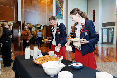 Photo from the 2023 Father/Daughter Breakfast held in the Nancy Light Hall at Waikato Diocesan in Hamilton, Waikato, New Zealand. Taken: Monday, 16 October, 2023. Photography: Mike Walen / KeyImagery Photography. Copyright: © Waikato Diocesan School for Girls.