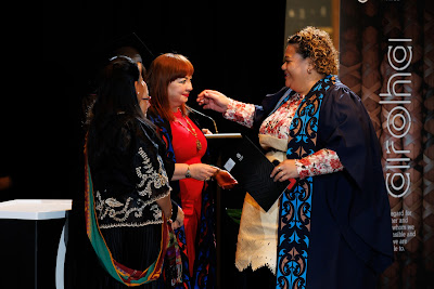 Photo from the TWoA Tāmaki Makaurau 2023 Graduations (Ceremony 1 @ 10am), held at the Due Drop Events Centre, Manukau, Auckland, New Zealand on Wednesday, 7 June, 2023. Photo: Mike Walen / KeyImagery Photography. Copyright: © Te Wānanga o Aotearoa.