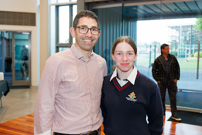 Photo from the 2023 Father/Daughter Breakfast held in the Nancy Light Hall at Waikato Diocesan in Hamilton, Waikato, New Zealand. Taken: Monday, 16 October, 2023. Photography: Mike Walen / KeyImagery Photography. Copyright: © Waikato Diocesan School for Girls.