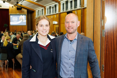 Photo from the 2023 Father/Daughter Breakfast held in the Nancy Light Hall at Waikato Diocesan in Hamilton, Waikato, New Zealand. Taken: Monday, 16 October, 2023. Photography: Mike Walen / KeyImagery Photography. Copyright: © Waikato Diocesan School for Girls.