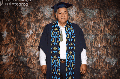 Booth photo from the TWoA Tainui 2023 Graduations (Ceremony 3 - Thursday Morning), held at Hamilton Boys High School, Hamilton, Waikato, New Zealand on Thursday, 20 April, 2023. Photo: InstaBooth / KeyImagery Photography. Copyright: © Te Wānanga o Aotearoa.